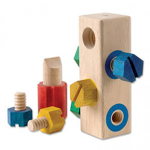 Ігровий набір Guidecraft Manipulatives Блок з гвинтами (G2003), фото 2