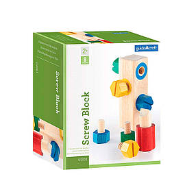 Ігровий набір Guidecraft Manipulatives Блок з гвинтами (G2003), фото 2