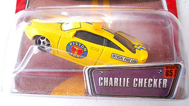 Тачки: Чарлі Чекер (Charlie Checker) Disney Pixar Cars від Mattel, фото 6