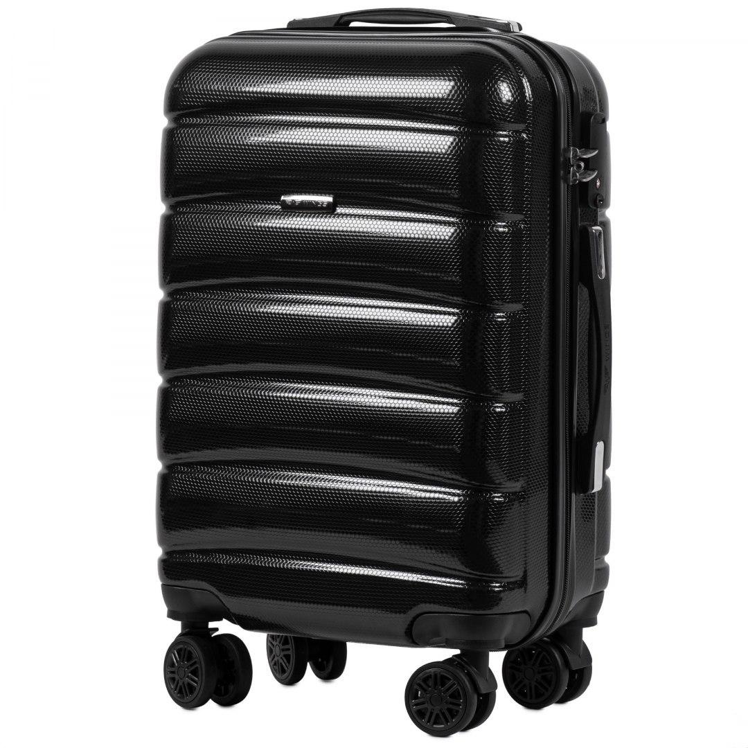 Маленька пластикова валіза на 4 колесах Wings PC160 S