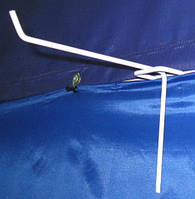 Гачки торговельні на решітку(сітку), стенди торгові завдовжки 120мм