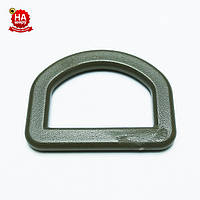 Напівкільця фурнітура 25 мм. Галантерейні півкільця. Пластик Хакі (200шт)