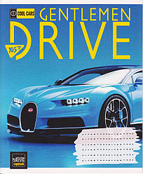 Зошит шкільна 36 л. клітинка "Gentlemen Drive" 764739