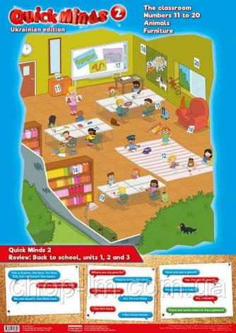Quick Minds 2 Posters: комплект плакатів (Англійська мова 2 клас НУШ) Cambridge University Press, фото 1