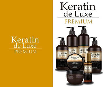 Лінія з кератином для пошкодженого волосся Keratin De Luxe Premium