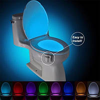 Подсветка для унитаза Led toilet Light Illumibowl СветоДиодная крышка лед светильник с датчикомДвижения крышки