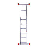 Сходи-поміст 2.7 м, алюмінієва 2x6 ступ. "Altair" Laddermaster (A8A6), фото 7