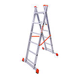 Сходи-поміст 2.7 м, алюмінієва 2x6 ступ. "Altair" Laddermaster (A8A6), фото 8