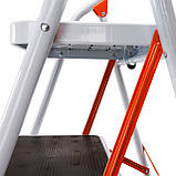 Стрем'янка сталева 1.06 м. 3 сходинки Laddermaster "Intercrus" (S1A3), фото 4