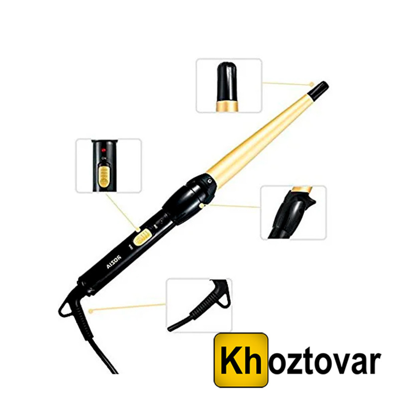 Конусна плойка для волосся Rozia HR-713