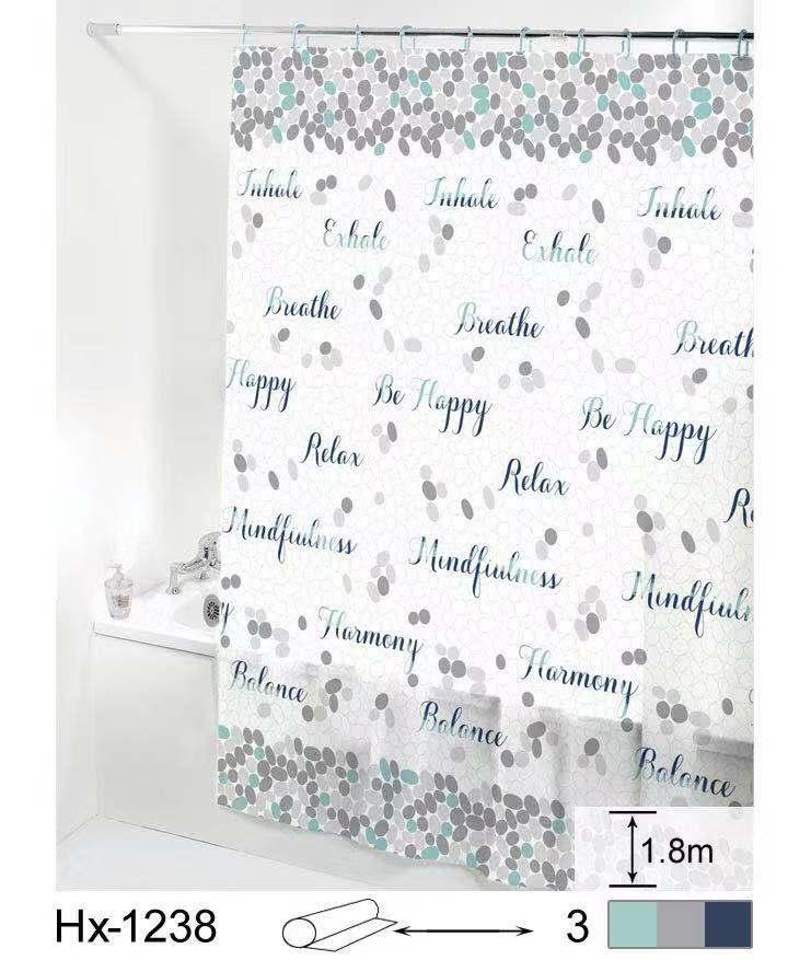 Шторка для душа Ethiopia "Be Happy" 180х180 см