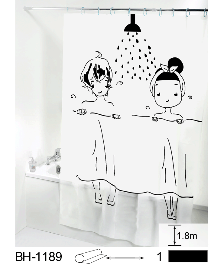 Шторка для душа Ethiopia "Shower" 180х180 см