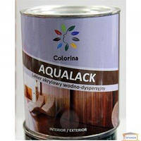 Лак панельный TM "Colorina" AQUALACK (0,75л) (шовковисто-матовий)