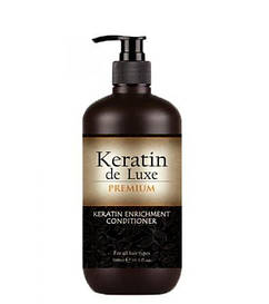 Кератиновий кондиціонер для волосся Keratin De Luxe Premium Enrichment Conditioner