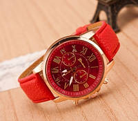 Наручные женские часы Geneva Красный
