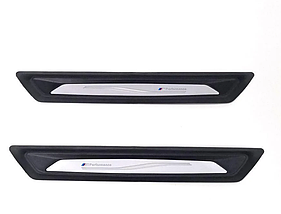 Накладки на пороги BMW M Performance 2, 3, X1, X2 серії Travel Edition ( з підсвічуванням ), 2 штуки, фото 4