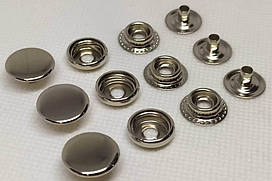 Кнопка 15 мм Каппа Нікель (в пакованні 720 штук)