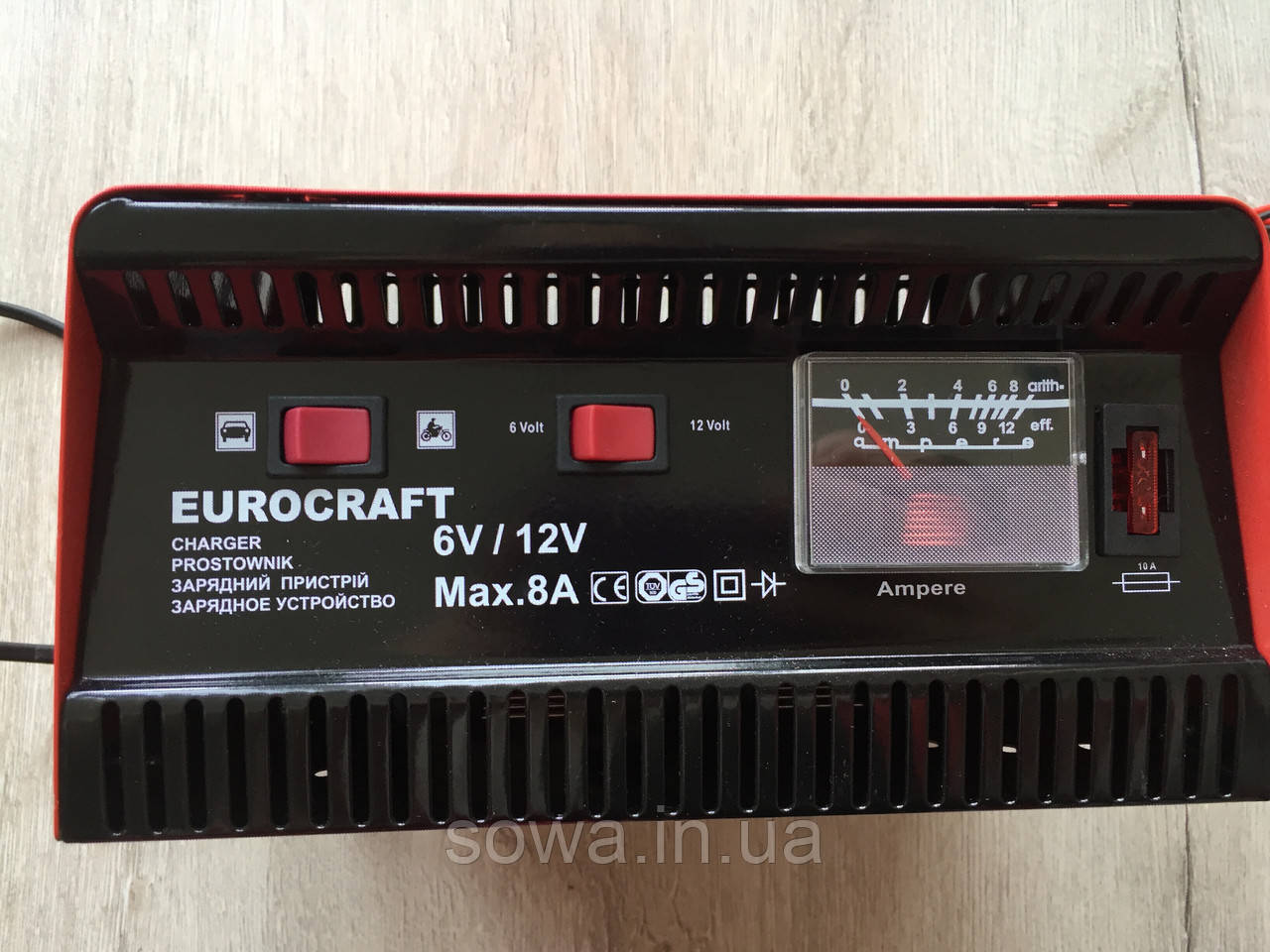Автомобильное зарядное устройство Euro Craft СС12-6 ( 6-12В ) - фото 4 - id-p1194300470