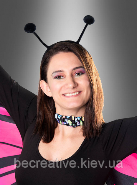 Чорний обруч для волосся з щупальцями для костюмів комах