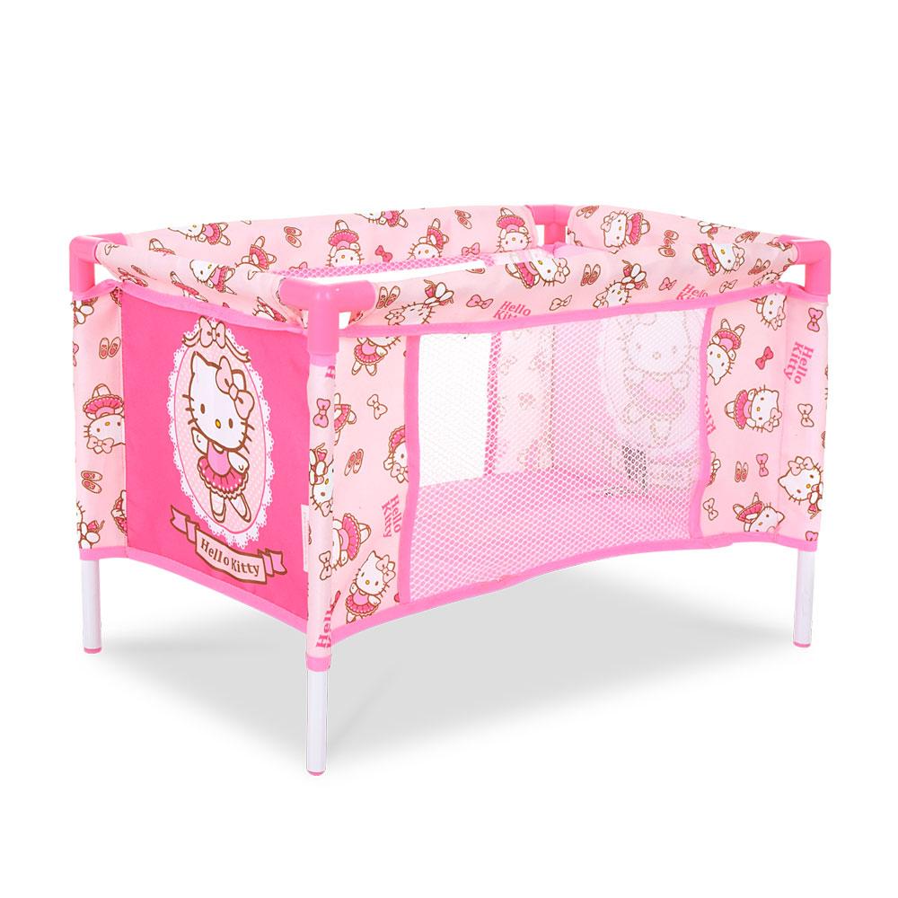 Игровой набор для кукол HAUCK D-98282 Hello Kitty коляска прогулочная стульчик для кормления манеж в чехле - фото 6 - id-p1194306709