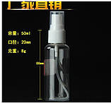 Пляшечка з розпилювачем (пульверизатор) 50мл, фото 5