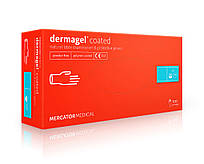 Рукавиці Латексні Mercator Medical Dermagel Coated Неопудрені (100 шт./пач.) білого кольору