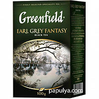 Чай черный листовой Greenfield гринфилд Earl Grey Fantasy 100 г