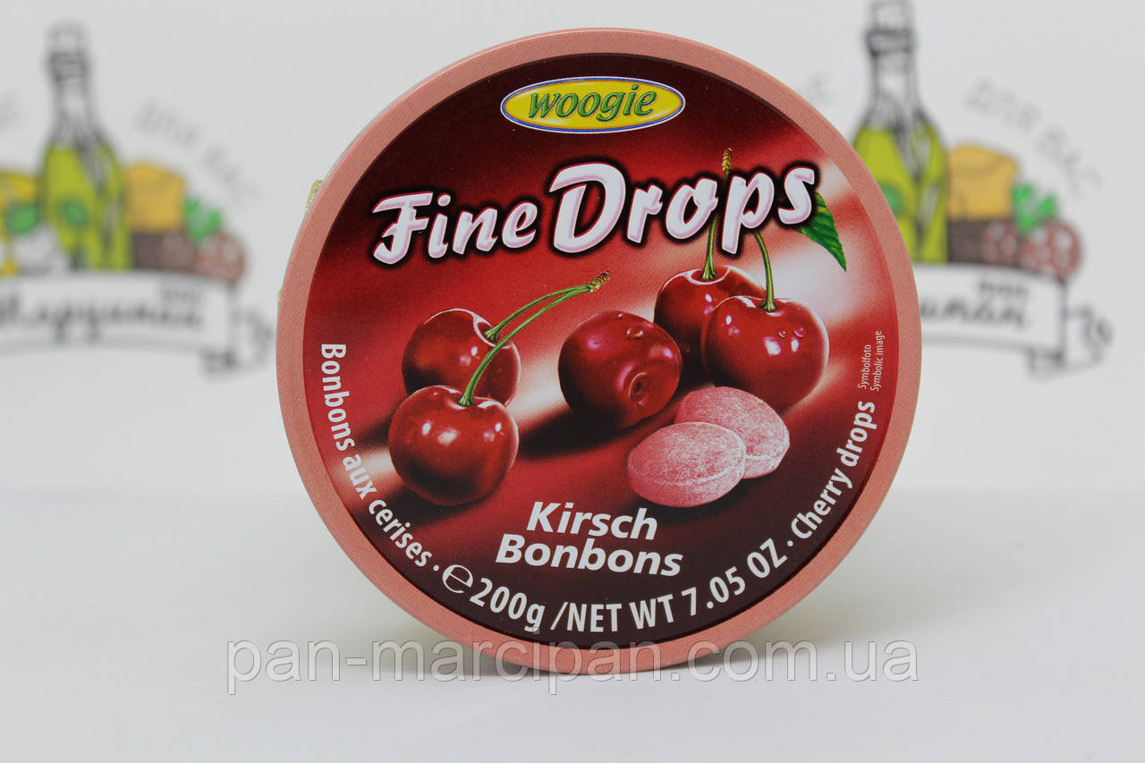 Драже Fine Drops вишня 200 гр з/б