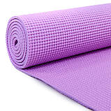 Килимок для фітнесу, йоги Yoga Mat (рр. 173см*61см*4мм), фото 7