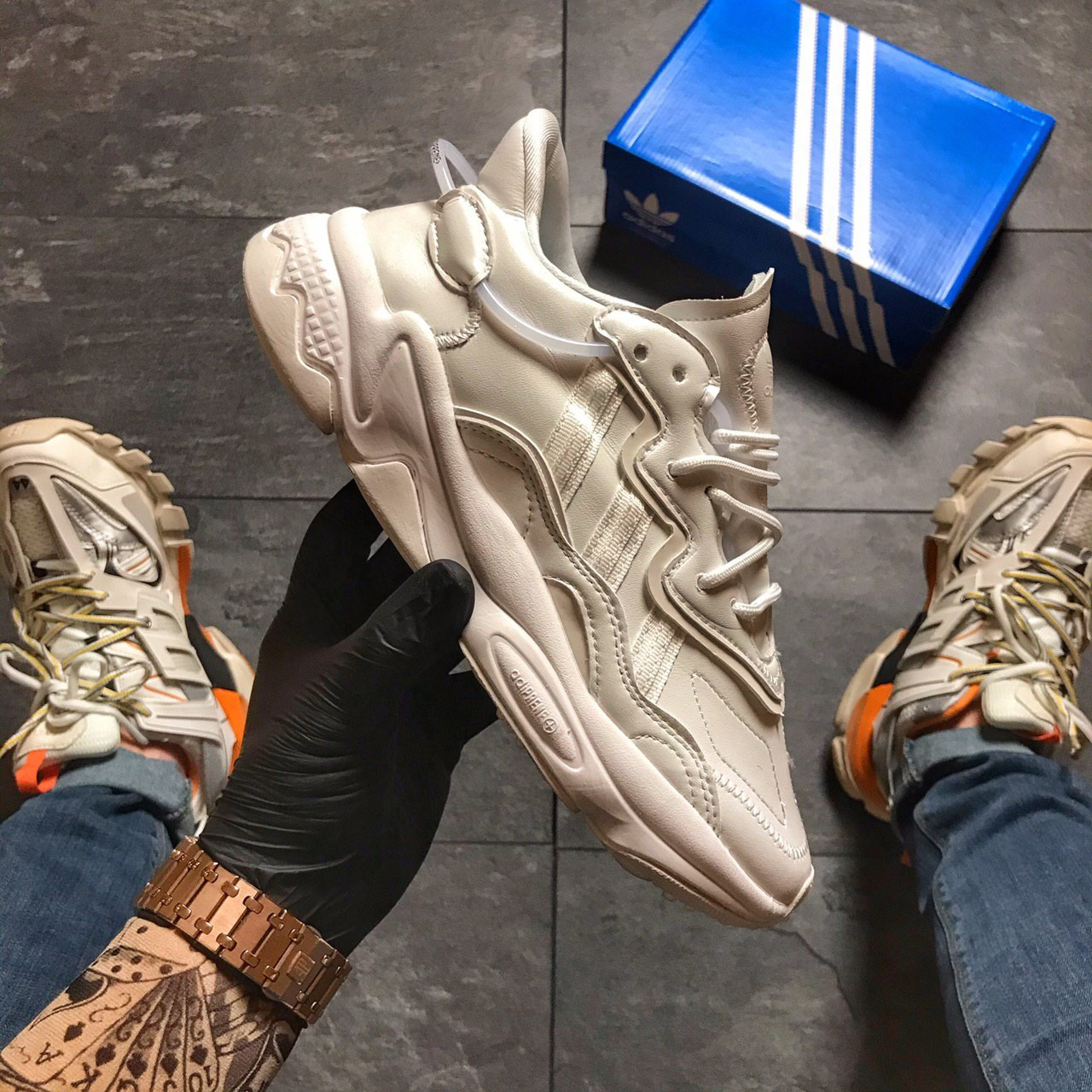 Кросівки Adidas Ozweego White, кросівки адідас озвиго, фото 1