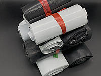 Курьерский пакет с клеевым клапаном черный 25х35см. 100шт/уп. Курьер-пакет для отправок почтовый без кармана