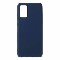 Чехол Soft Touch для Samsung Galaxy S20 Plus (G985) силикон бампер темно-синий