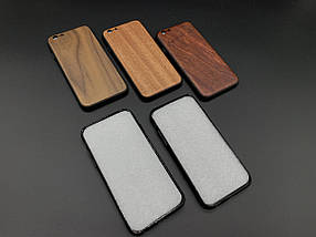 Дерев'яний чохол для смартфона iPhone 6/6s дерев'яний "темна черешня" під гравіювання, фото 2