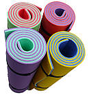 Килимок туристичний, синьо-фіолетовий, т. 10 мм, розмір 60х180 см, виробник Україна, TERMOIZOL®, фото 5