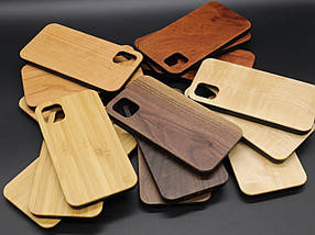 Дерев'яний чохол на телефон iPhone 11 PRO "Бамбук" протиударний під гравіювання, фото 3
