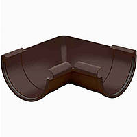 Угол желоба 130 внутренний 90°, Galeco PVC-130 Шоколадно-коричневый RAL8017