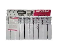 Биметаллический радиатор 1 секция BITHERM 80BI-350 батарея отопления