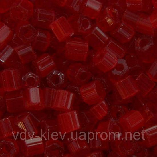 Сатинова рубка №10 Preciosa 95081 / 845, матова рубка, червоний