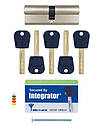 Циліндр Mul-t-lock Integrator ключ/ключ нікель сатин 80 мм, фото 6