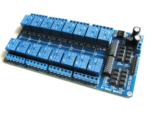 16-канальный модуль реле 12V для Arduino PIC ARM - фото 1 - id-p47051069