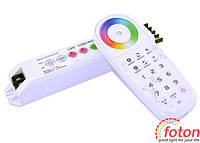 Контроллер однозональный RF RGB 18A (Touch) + PRG