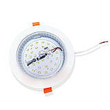 Світильник точковий врізний EVROLIGHT 12 Вт круг PLAIN-12R 6400 К, фото 3