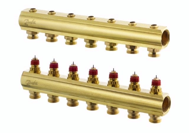 Колектор FHF 7+7 без ратометрів Danfoss