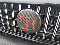 Карбоновая эмблема в решетку стиль Brabus Mercedes G-Class W463