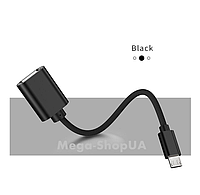 Перехідник OTG micro USB – USB host. Кабель для з'єднання пристроїв microUSB OTG адаптер F12R