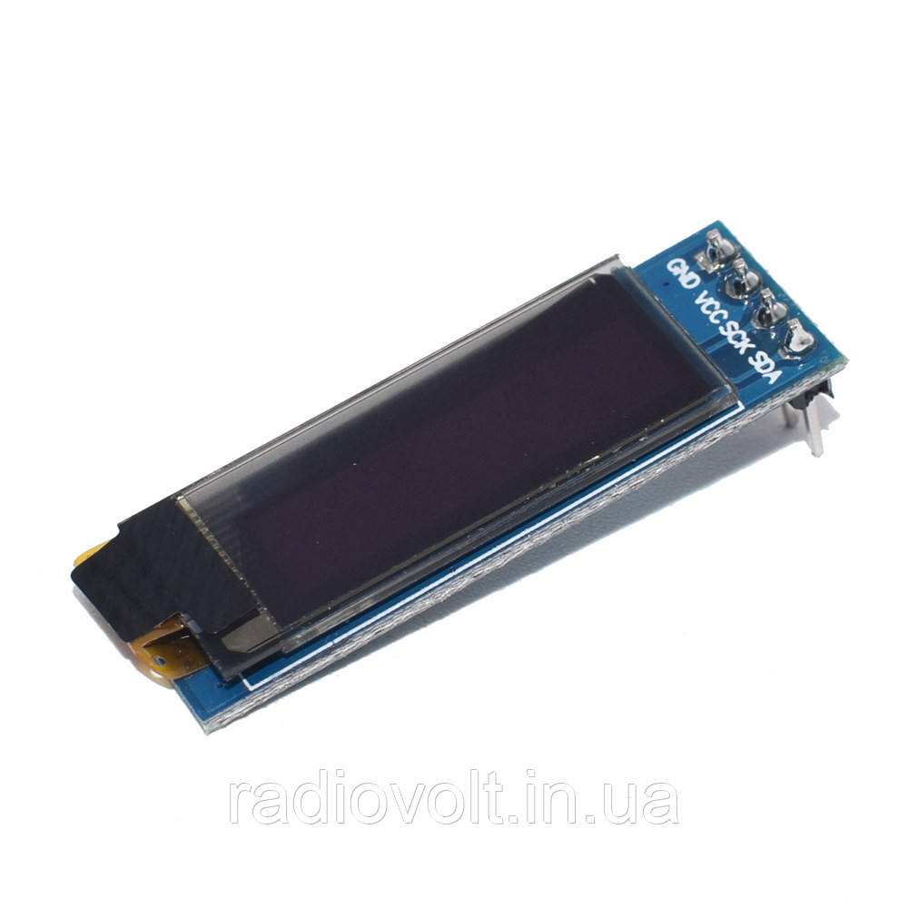 OLED дисплей 0.91 I2C (білий) 128х32