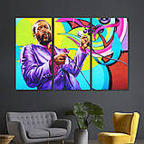 Картина інтер'єрна Марвін Гей, співак, графіті, фото 2