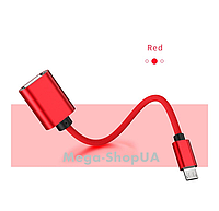 Перехідник OTG micro USB – USB host. Кабель для з'єднання пристроїв microUSB OTG адаптер F12R