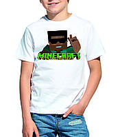 Футболка Майнкрафт. Minecraft Стів (на хлопчика або дівчинку). Будь-який герой.