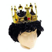 Корона "Царская" золотистая карнавальная
